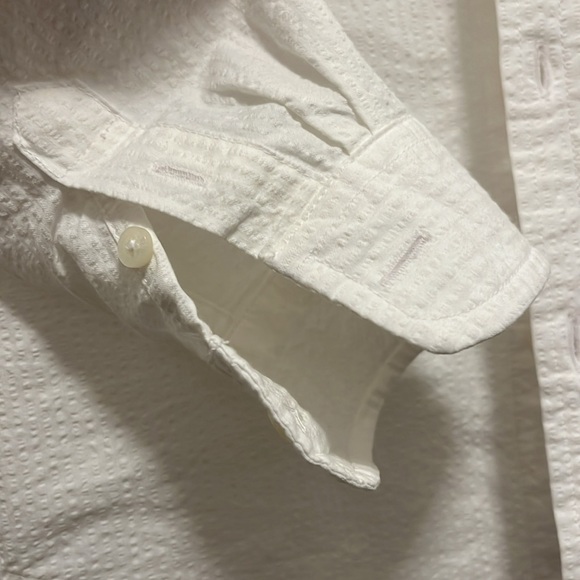 Janie and Jack white long sleeve shirt - Picture 4 of 6